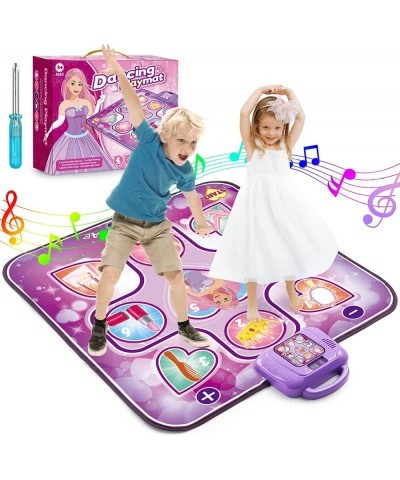 Dance Mat Toys for Girls Ages 3-10 Kids Dance Mat Game for Kids-Birthday for 3 4 5 6 7 8+ Years Old Girls Dance Pad with LED ...