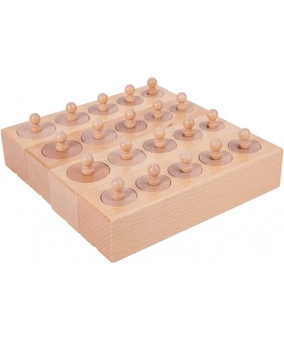 Knobbed Cylinders Blocks Home Preschool Toys (Primary Color Knobbed Cylinders) $65.09 Early Development & Activity Toys