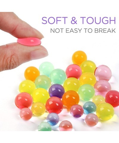 Water Beads and Sensory Toys Kit (30000 Small /150 Medium/ 150 Large Water Pearls) Kids Non Toxic Gel Beads Gel Ball with 15 ...