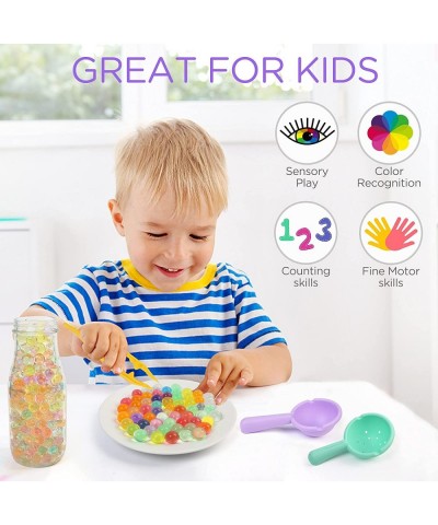 Water Beads and Sensory Toys Kit (30000 Small /150 Medium/ 150 Large Water Pearls) Kids Non Toxic Gel Beads Gel Ball with 15 ...