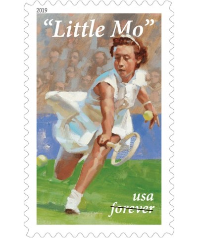 Little Mo Tennis Champion Maureen Connolly Brinker Pane of Twenty Forever Postage Stamps Scott 5377 $34.60 Collectible Postag...