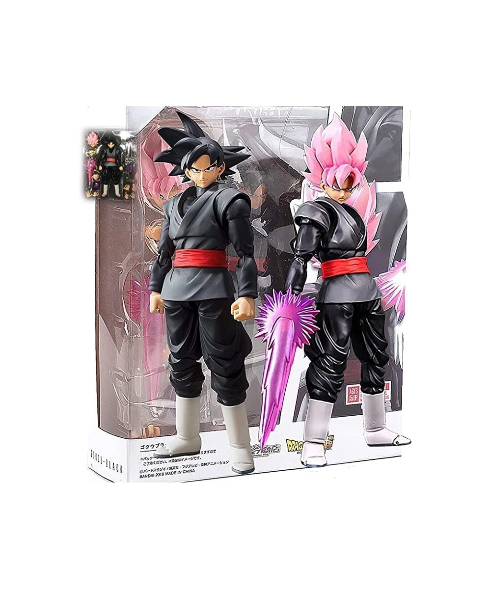 6 Inch Black Goku Action Figure Super Dragon Ball Figures Anime Series Multi-Joint Mobility Dragon Ball Action Figures Two-To...