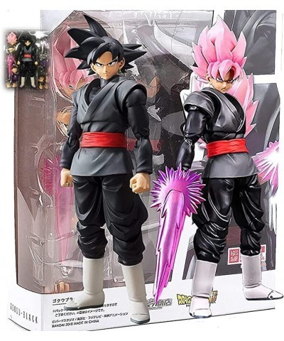 6 Inch Black Goku Action Figure Super Dragon Ball Figures Anime Series Multi-Joint Mobility Dragon Ball Action Figures Two-To...