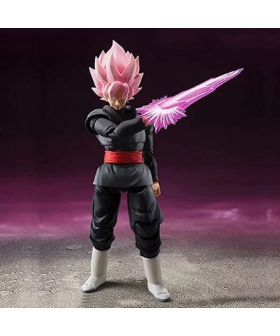 6 Inch Black Goku Action Figure Super Dragon Ball Figures Anime Series Multi-Joint Mobility Dragon Ball Action Figures Two-To...