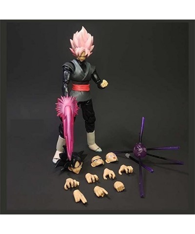 6 Inch Black Goku Action Figure Super Dragon Ball Figures Anime Series Multi-Joint Mobility Dragon Ball Action Figures Two-To...