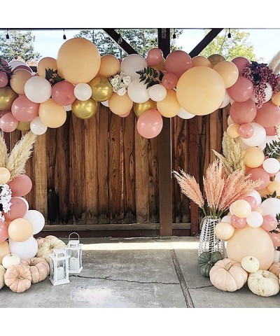 DIY Retro Dusty Pink and Blush Balloon Garland Kit for Girls Baby Shower Engagement Bridal Shower Garden Themed Birthday Part...