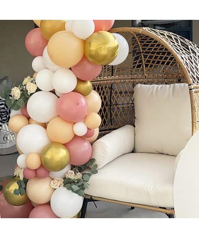 DIY Retro Dusty Pink and Blush Balloon Garland Kit for Girls Baby Shower Engagement Bridal Shower Garden Themed Birthday Part...