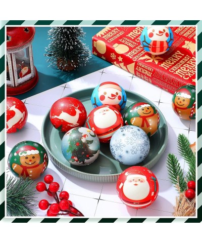 36 Pcs Christmas Stress Balls 2.5 Inch Foam PU Stress Balls Santa Clause Stress Relief Toys for Girls Boys Christmas Party Fa...