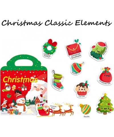 Christmas Sticker Book for Kids 1-5 Reusable Sticker Toys for 2-4 Years Old Boys Girls Christmas Gifts Toddler Learning Toys ...