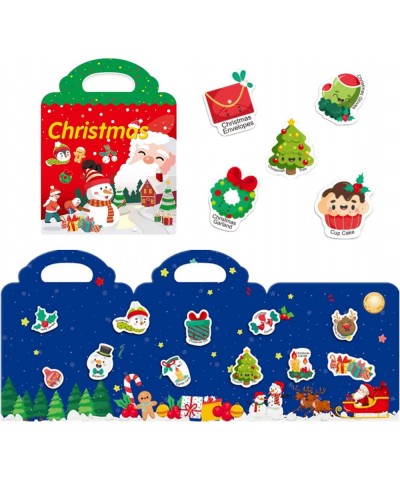 Christmas Sticker Book for Kids 1-5 Reusable Sticker Toys for 2-4 Years Old Boys Girls Christmas Gifts Toddler Learning Toys ...