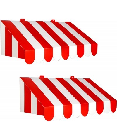 2 Piece 3-D Awning Wall Decorations 24.75" x 8.75" (Red/White) $24.42 Kids' Party Decorations