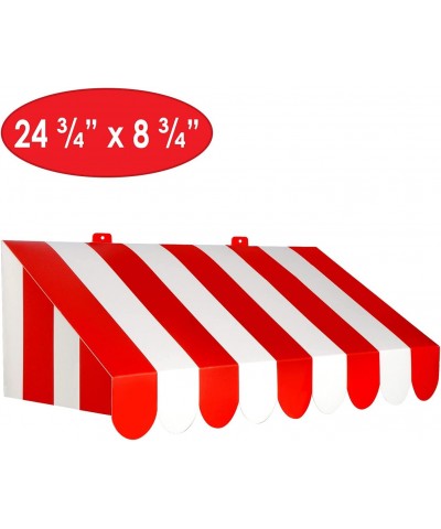 2 Piece 3-D Awning Wall Decorations 24.75" x 8.75" (Red/White) $24.42 Kids' Party Decorations