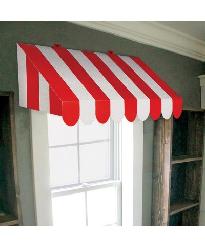 2 Piece 3-D Awning Wall Decorations 24.75" x 8.75" (Red/White) $24.42 Kids' Party Decorations