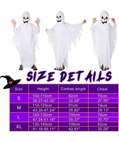 Kids Boys Halloween Ghost Costumes Scary Spooky Cosplay Dress Up $28.18 Kids' Costumes