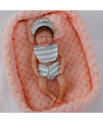 Miniature Reborn Baby Dolls Silicone Full Body - 6-Inch Soft Body Mini Realistic-Newborn Baby Dolls with Real Life Tiny Baby ...