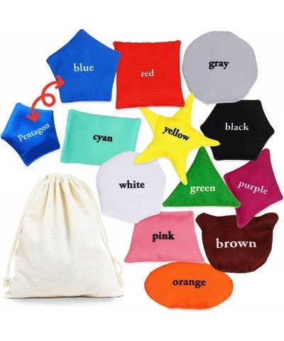 Educational Bean Bags for Toddlers Preschool Learning Toys for Kids to Learn Shapes and Colors Beanbags Montessori Activity F...