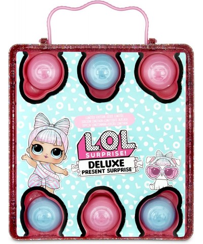 LOL Surprise Deluxe Present Surprise with Limited Edition Doll and Pet Pink - Adorable Fashion Doll and Colorful Doll Accesso...