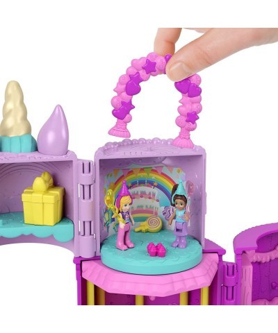 Spin 'n Surprise Birthday Unicorn Theme 3 Floors 25 Accessories (Includes 2 Micro Dolls) Great Gift for Ages 4 Years Old & Up...