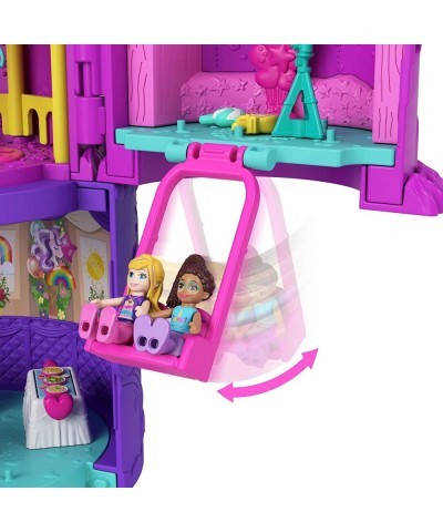 Spin 'n Surprise Birthday Unicorn Theme 3 Floors 25 Accessories (Includes 2 Micro Dolls) Great Gift for Ages 4 Years Old & Up...