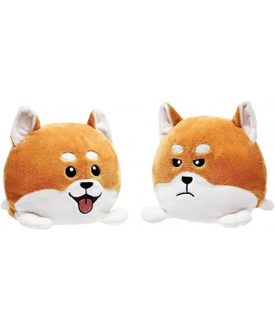 Shiba Plush Toy Reversible Plushie Dog Stuffed Animal Mood Double Sided Toy Happy Angry Pulpo Reversable Plushies Bear Toys D...