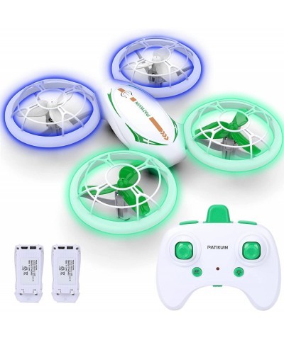 Drones for Kids RC Mini Drone with LED Lights for Beginners RC Helicopter Quadcopter with Five Cool Light Effects Auto Hoveri...