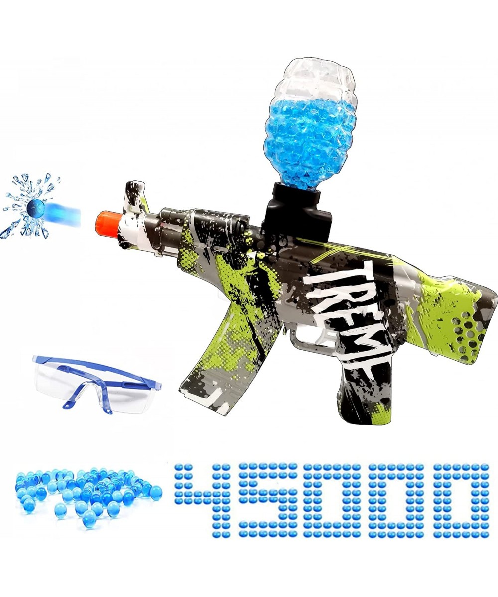 Electric Gel Ball Blaster Splatter Ball Blaster with 45000 Water Beads Gel Water Ball Toy for Outdoor Activities Shooting Tea...