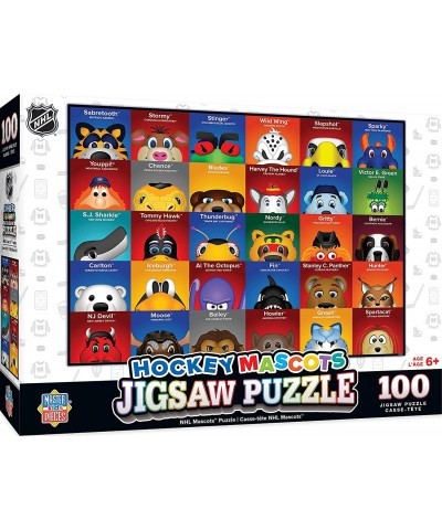 100 Piece Sports Puzzle for Kids - NHL Mascots 100pc Puzzle - 14"x19 $27.38 Jigsaw Puzzles