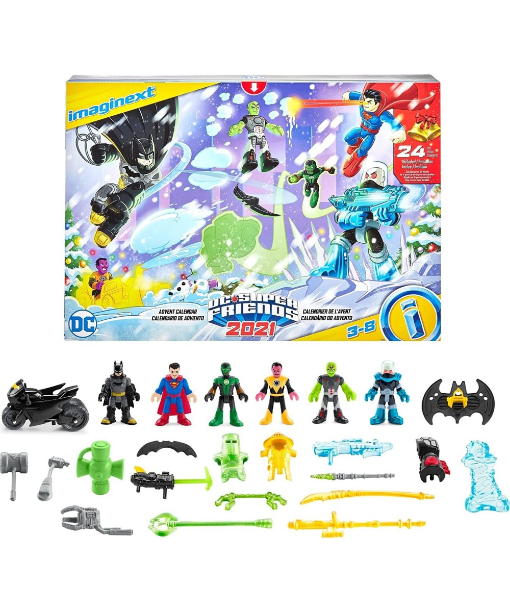 Fisher-Price Imaginext Advent Calendar 24 mystery toys including figures accessories and a vehicle for preschool kids $59.03 ...