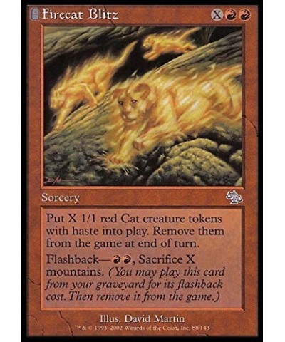 Magic: the Gathering - Firecat Blitz - Judgment $11.75 Card Games