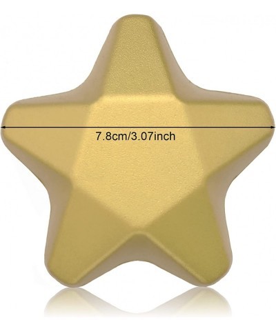 Gold Star Stress Ball 3.07" Cute Stress Relief Ball Mini Foam Balls Pressure Reliever Toys for Office School Carnival Reward ...