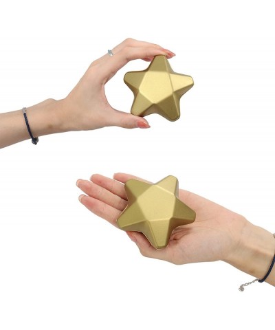 Gold Star Stress Ball 3.07" Cute Stress Relief Ball Mini Foam Balls Pressure Reliever Toys for Office School Carnival Reward ...