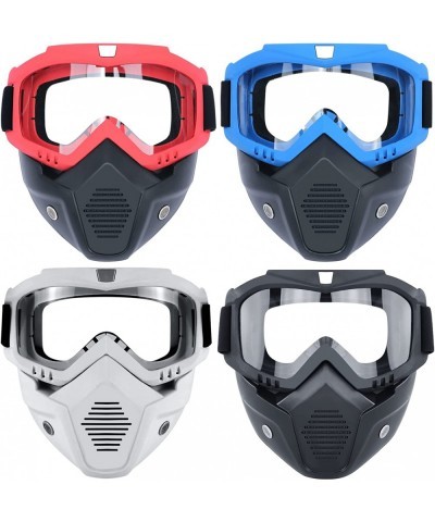 4 Pack Detachable Masks Tactical Mask with Goggles Compatible with Nerf (Black & White & Red & Blue) $55.69 Kids' Dress-Up Ac...