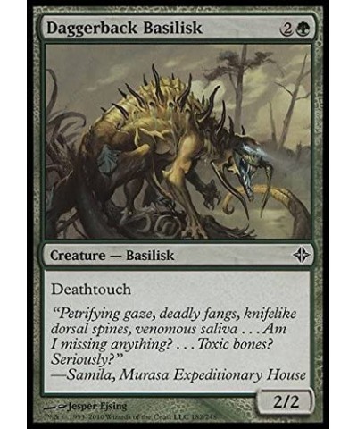 Magic: the Gathering - Daggerback Basilisk - Rise of The Eldrazi $10.31 Card Games