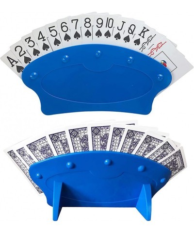 Playing Card Holders Poker Cards Game for Kids Seniors Teens Plastic Hands-Free Trays at Game Night Canasta Jumbo Bridge Euch...