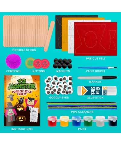 Arts and Craft Kit for Kids Kit Includes All Supplies & Instructions to Create Monsters and Pumkin Best Activities for Kids $...