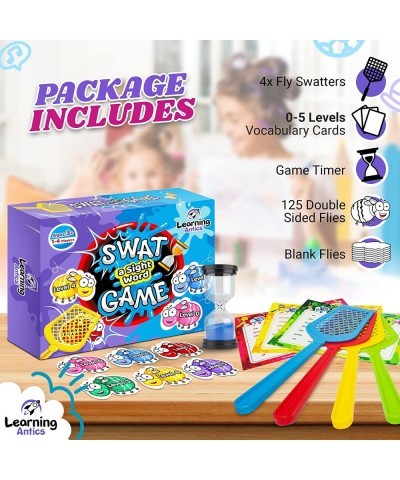 Swat A Sight Word Game - A Learning Reading Game for Kids Sight Word Educational Toy for Age of 3 to 7 Year-Old Boys & Girls ...