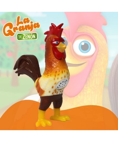 La Granja De Zenon Gallo Batolito Musical Farm Animal Toy PVC Surface Inner Fleece Filling Animal Figurines 8" Interactive An...