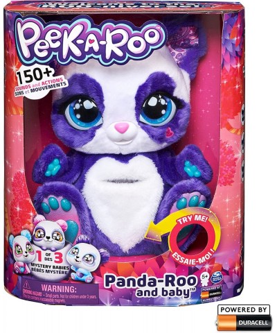 Peek-A-Roo Interactive Panda-Roo Plush Toy with Mystery Baby and Over 150 Sounds and Actions Kids Toys for Girls Ages 5 and u...