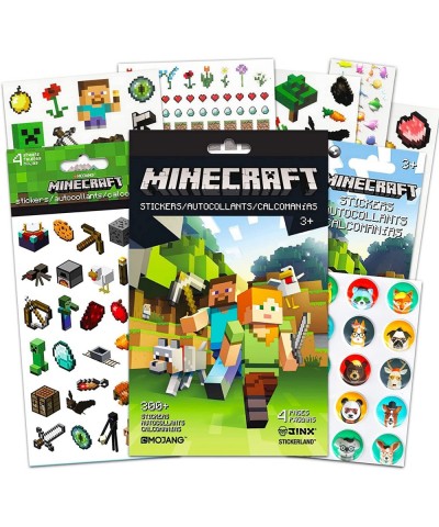 Minecraft Stickers Party Favors Ultimate Set -- Bundle Includes Over 400 Minecraft Stickers with Bonus Animal Stickers (Minec...