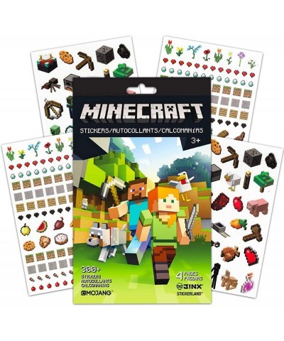 Minecraft Stickers Party Favors Ultimate Set -- Bundle Includes Over 400 Minecraft Stickers with Bonus Animal Stickers (Minec...