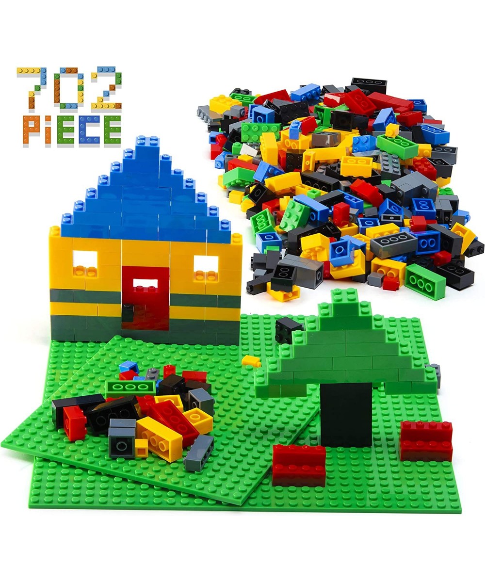 700 Piece Building Bricks with 2 Boards Classic Colors Compatible with All Major Brands 700 Piece Small Building Blocks $40.1...