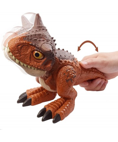 Chompin’ Carnotaurus Toro Dinosaur Action Figure Camp Cretaceous with Button-Activated Chomping & Other Motions Realistic Scu...