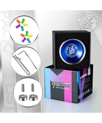 Bi Metal Yoyo Z01 Professional Unresponsive Yoyo for Expert Level with 10 Yoyo Strings 2 Stainless Steel Bearings 1 Yoyo Bear...