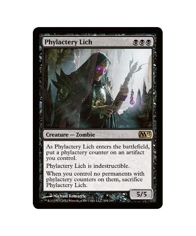 Magic: the Gathering - Phylactery Lich (104) - Magic 2013 - Foil $11.84 Magic Kits & Accessories