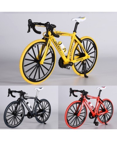 Alloy Finger Bike Toy Mini Road Bicycle Toys Dirt Vehicles Model for Home Office Desktop Decoration (Black) $31.58 Finger Toys