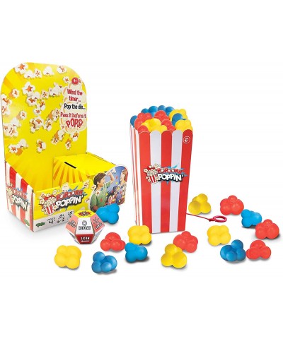 Moose Racing Popcorn Poppin' - for Ages 4+ | 2+ Players - Includes Popcorn Box with Timer Die & Instructions - Fast-Paced Fam...