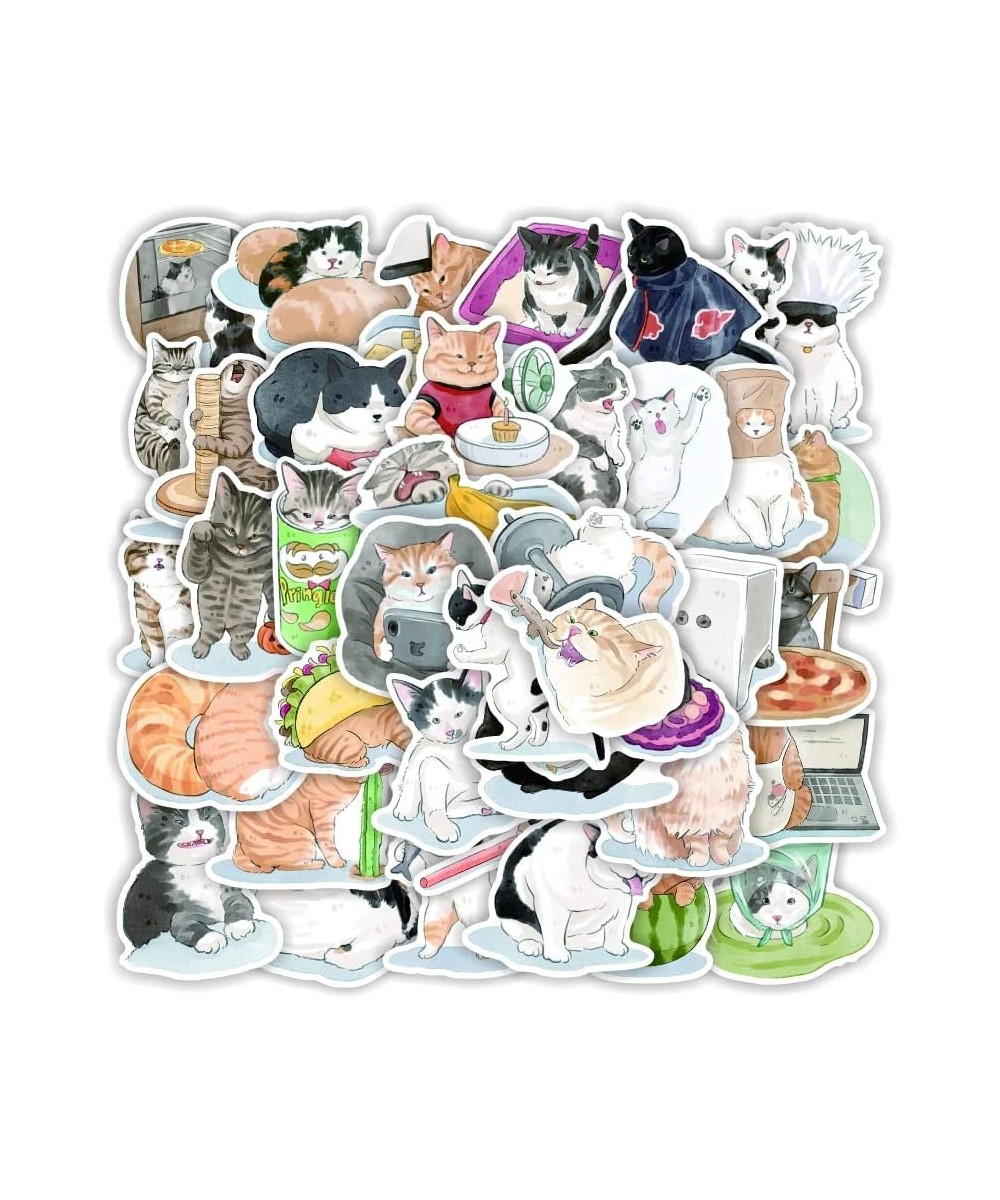 50Pcs Cute Cat Stickers for Kids Teens Adults Waterproof Sticker Decals Accessories for Phone Laptop Water Bottle Skateboard ...