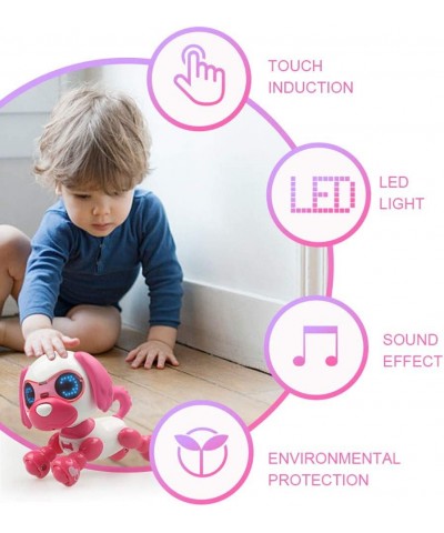 Electronic Pet Dog Interactive Puppy - UInteractive Smart Puppy Robot Smart LED Puppy Responds to Touch Walking Sing and Fun ...