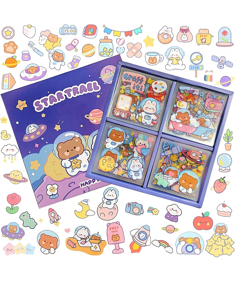 Cute Stickers Waterproof Water Bottle Laptop Scrapbook Vinyl Stickers Aesthetic Kawaii Clear Stickers Packs for Journaling Gi...