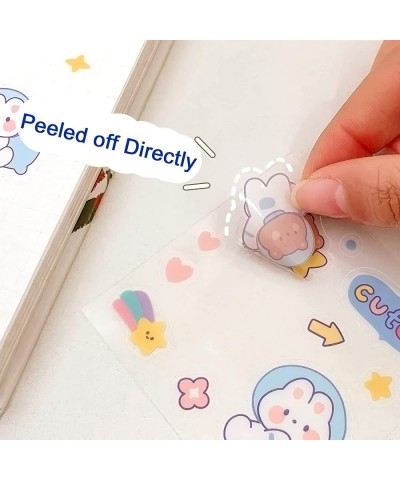 Cute Stickers Waterproof Water Bottle Laptop Scrapbook Vinyl Stickers Aesthetic Kawaii Clear Stickers Packs for Journaling Gi...